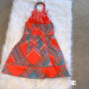 Jessica Simpson Vibrant Orange Dress